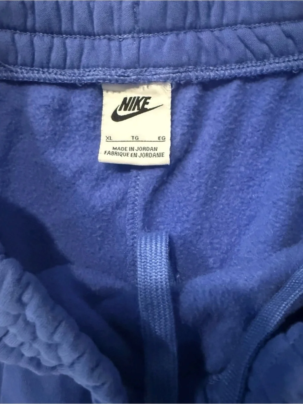 Nike Kids Cobalt Blue Fleece Joggers